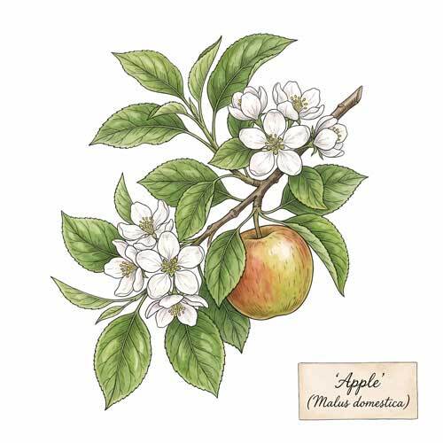 Whole Apple (Malus domestica) botanical ingredient for wholesale tea blends