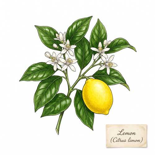Whole Lemon (Citrus limon) botanical ingredient for wholesale tea blends